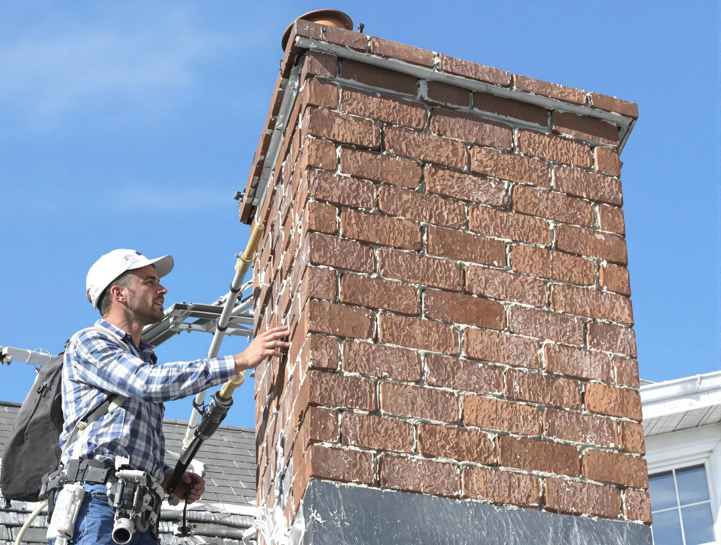 Brickwork for a chimney rebuild by East Highland Park Chimney Sweep in East Highland Park, VA