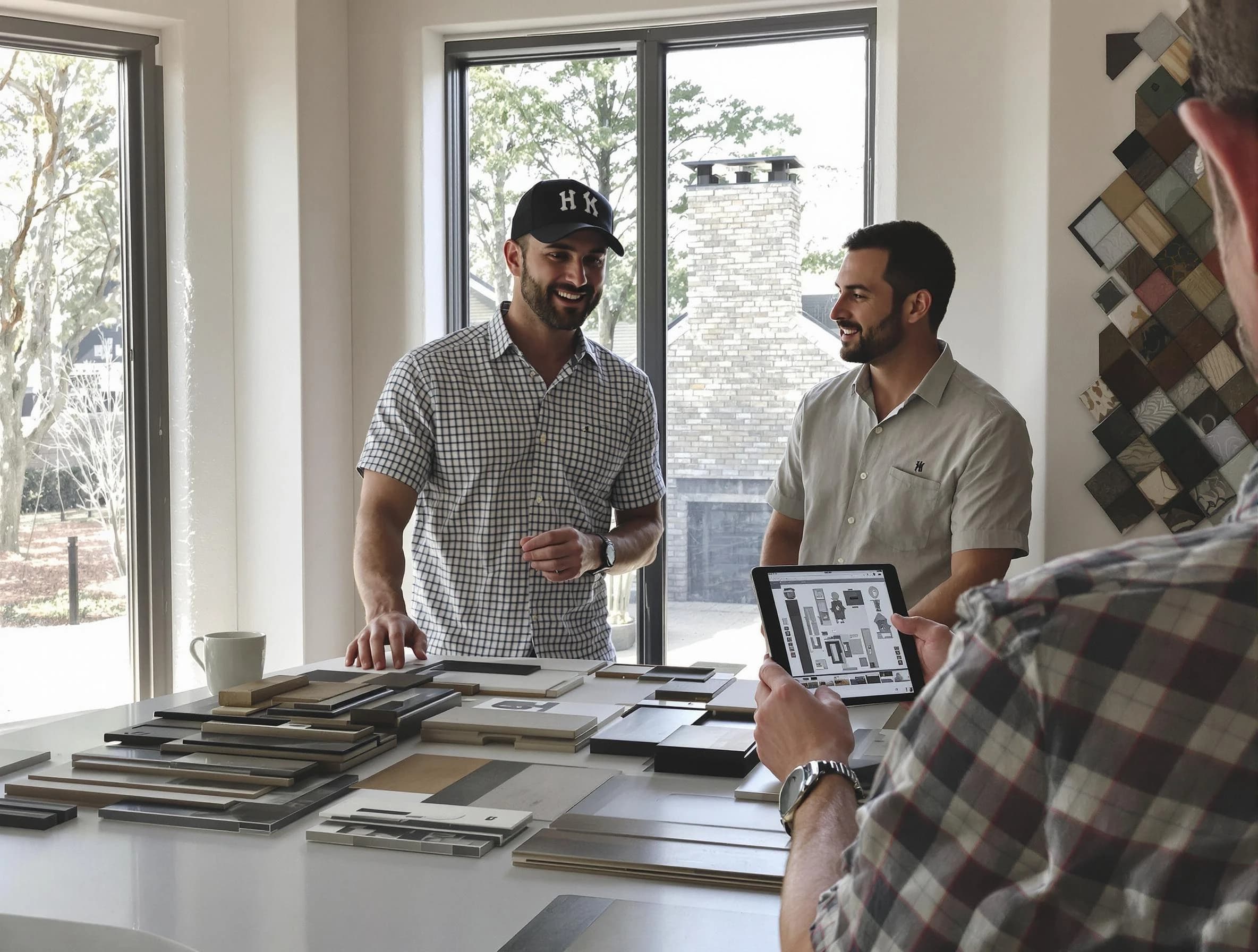 East Highland Park Chimney Sweep remodeling a chimney and fireplace in East Highland Park, VA