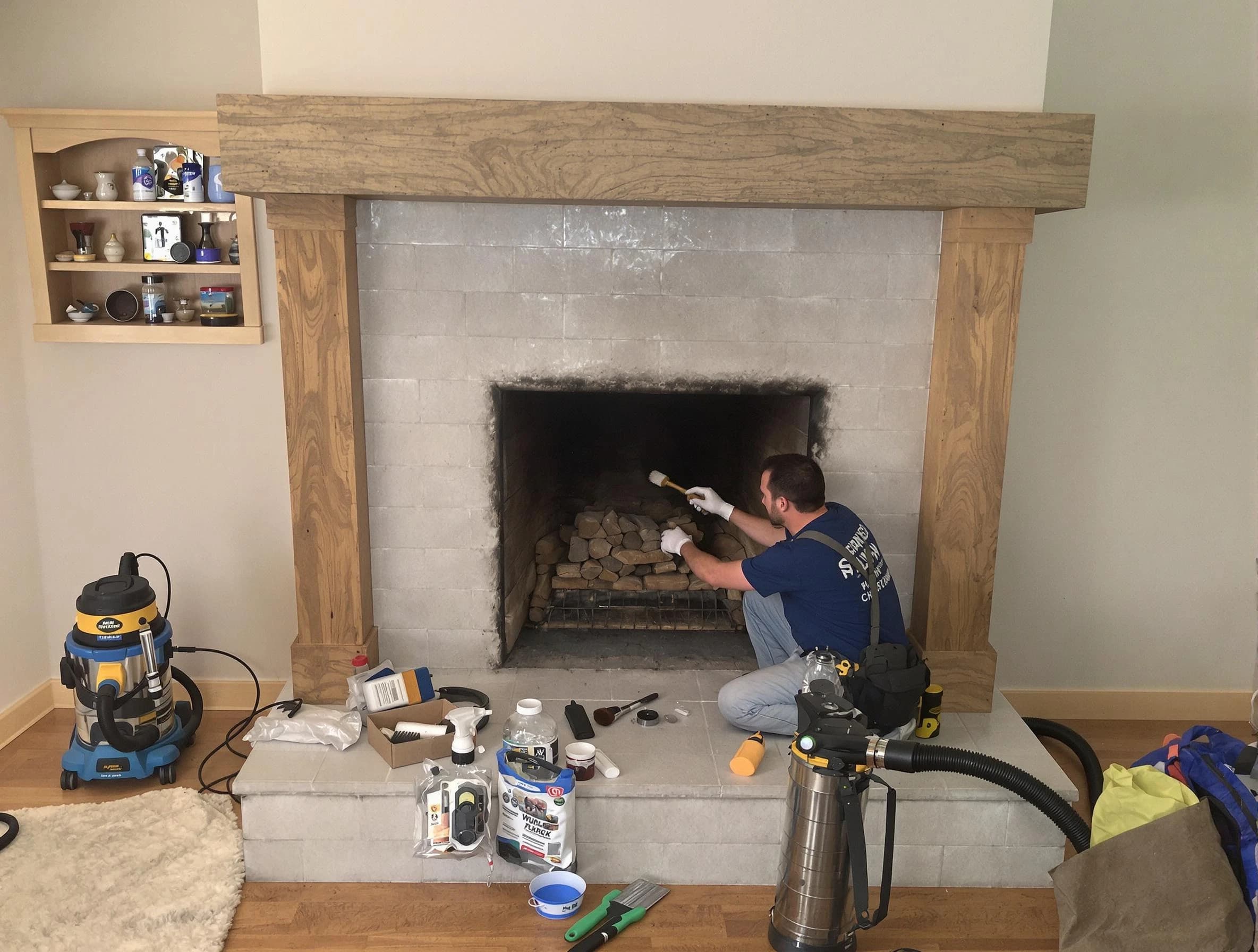 Detailed creosote removal process by East Highland Park Chimney Sweep in East Highland Park, VA