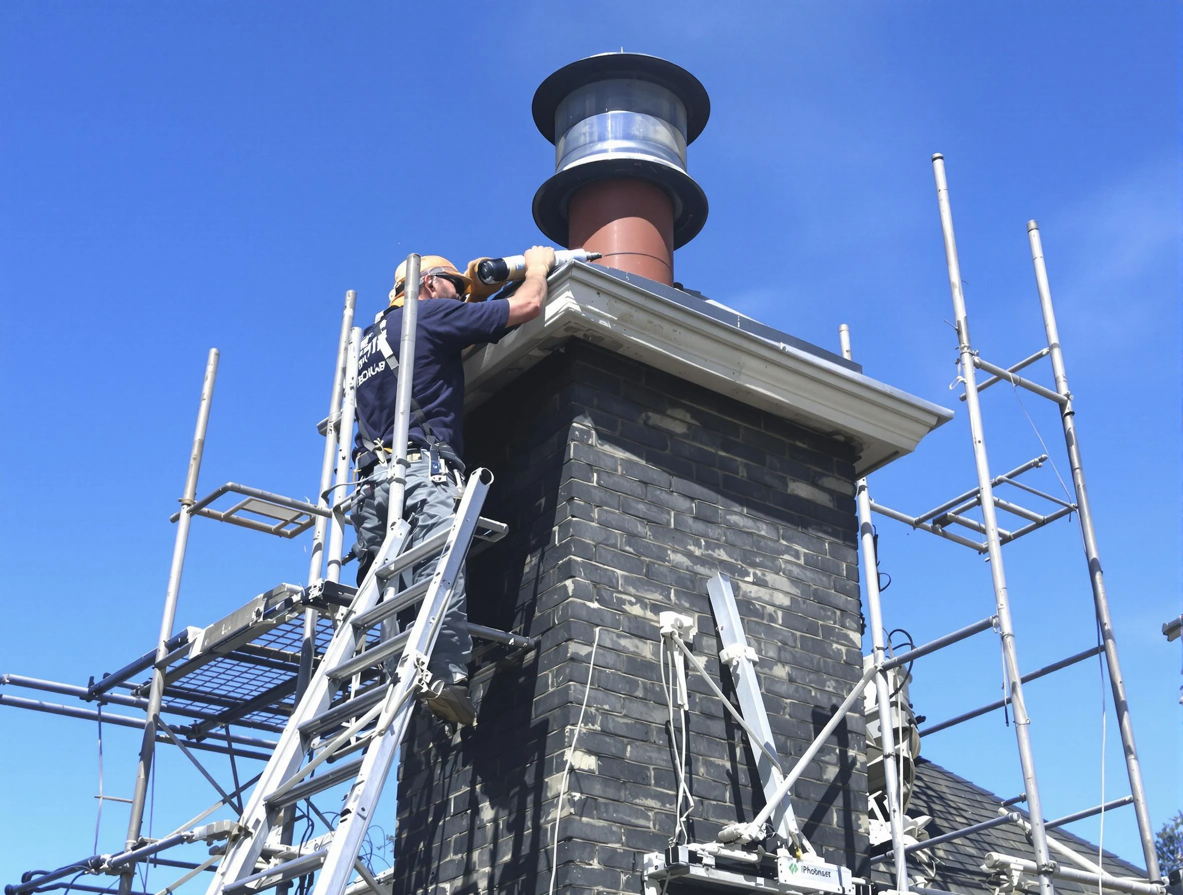 Sturdy chimney crown finished by East Highland Park Chimney Sweep in East Highland Park, VA