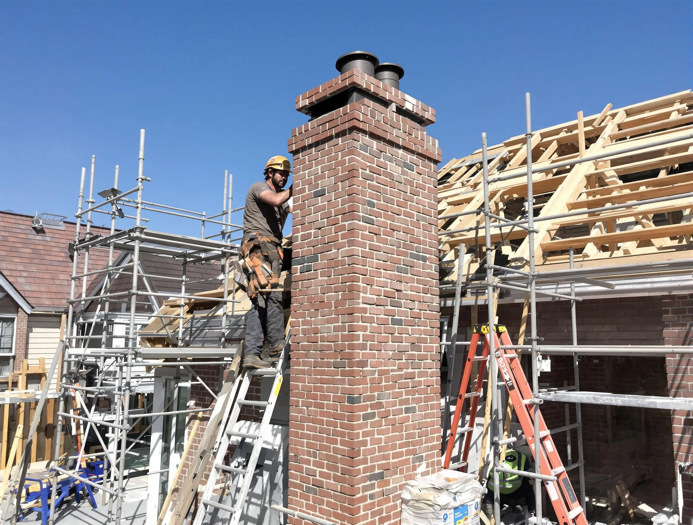 New chimney installation completed by East Highland Park Chimney Sweep in East Highland Park, VA