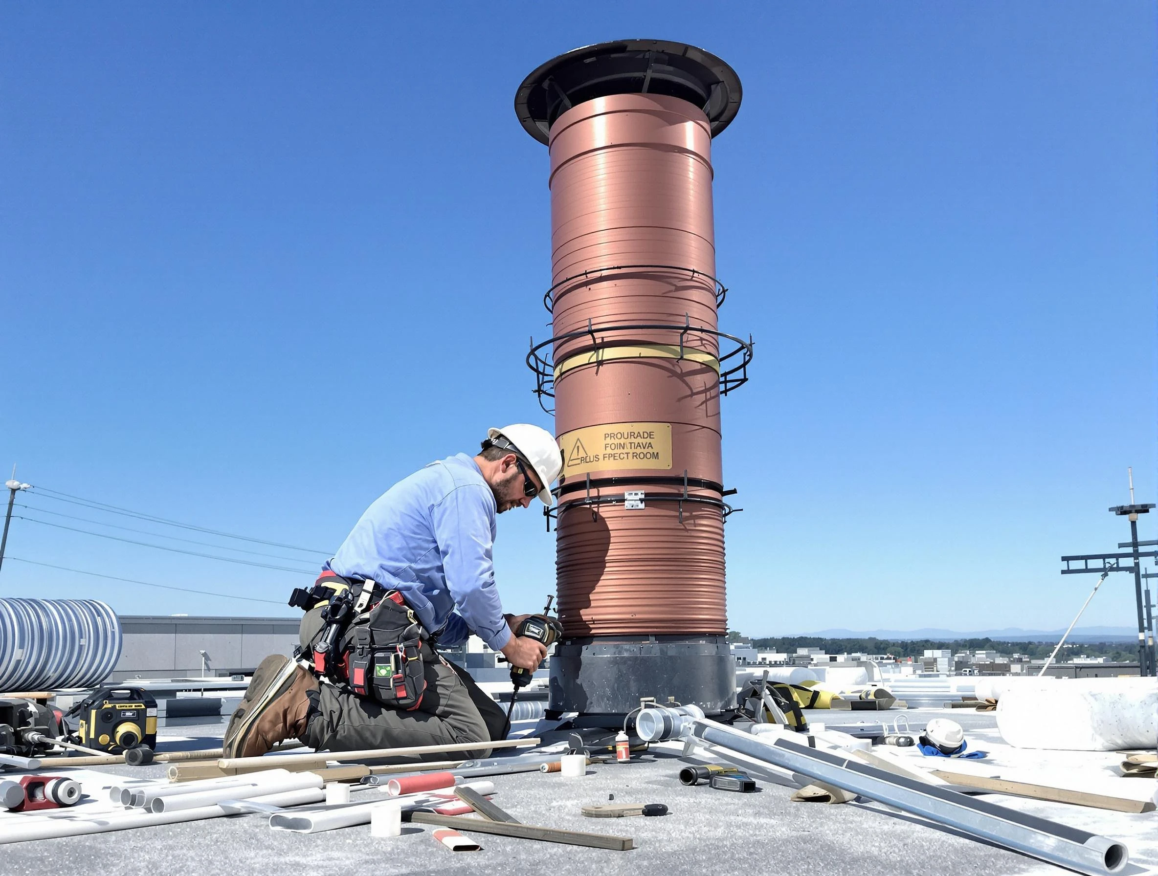 Installed chimney liner by East Highland Park Chimney Sweep in East Highland Park, VA