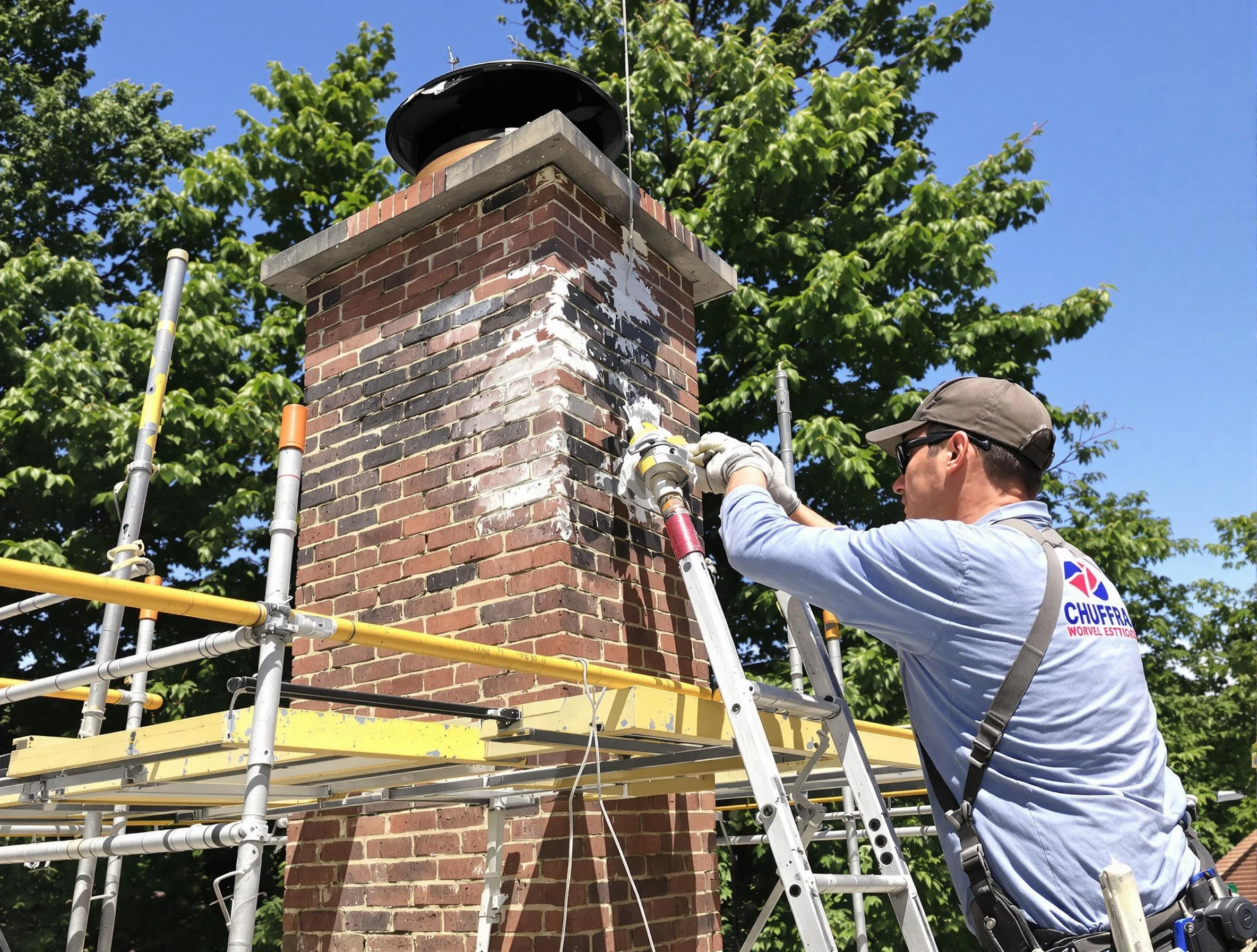 Structural chimney repair by East Highland Park Chimney Sweep in East Highland Park, VA