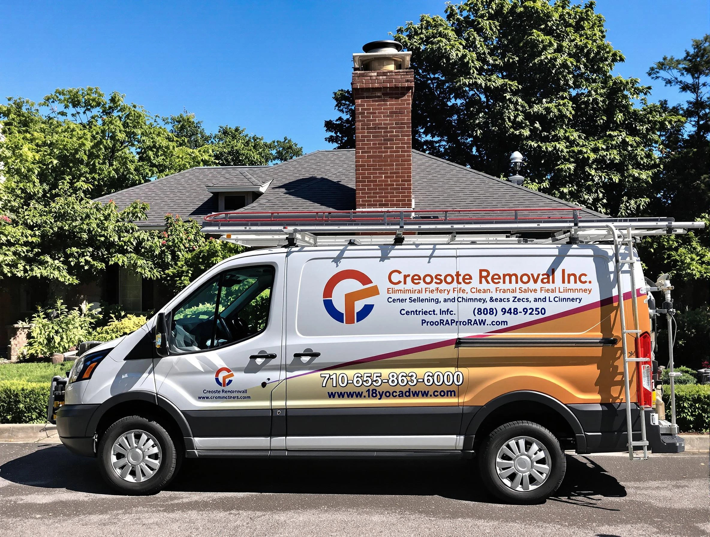 East Highland Park Chimney Sweep technician removing creosote safely in East Highland Park, VA